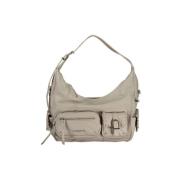 Handtas Desigual Beige schoudertas van imitatieleer