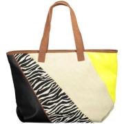 Handtas Desigual draagtas met zebraprint