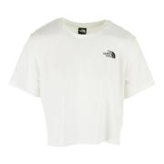 T-shirt Korte Mouw The North Face W Simple Dome Cropped Slim Tee