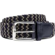 Riem Suitable Geweven Riem Navy Taupe