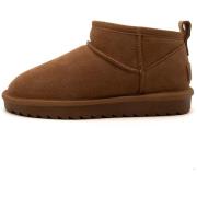 Laarzen Colors of California Short Winter Boot In Suede