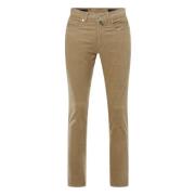 Broek Pierre Cardin Broek Lyon Future Flex Corduroy Beige