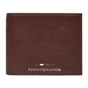 Portemonnee Tommy Hilfiger Heren Leren Portemonnee Bruin