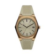 Horloge EAX AX2149 achthoekig rosegouden horloge