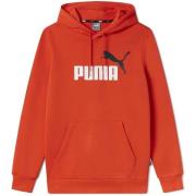 Fleece Jack Puma Ess+ 2 Col Big Logo Hoodie Fl