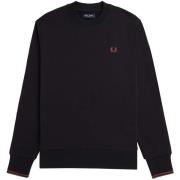 Fleece Jack Fred Perry Fp Crew Neck Sweatshirt