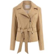 Blazer Guess New Agnes Pu Leather Jacket