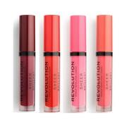 Lipgloss Makeup Revolution Set van 4 Sheer Brilliant Lipglosses - 147 ...