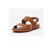 Sandalen FitFlop GRACIE LEATHER BACK-STRAP SANDALS LIGHT TAN