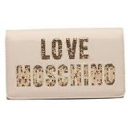 Handtas Love Moschino Polyethyleen crossbody tas met ketting en gouden...