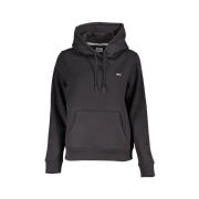 Sweater Tommy Hilfiger Women's Essential Hoodie Zwart