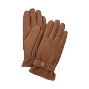 Handschoenen Profuomo Handschoenen Wol Camel Leer