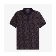 T-shirt Fred Perry REPEAT PRINT POLO SHIRT