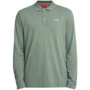 Polo Shirt Lange Mouw BOSS Derrikos Logo Poloshirt met lange mouwen