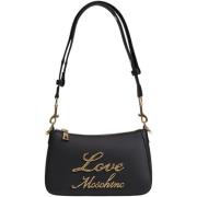 Tas Love Moschino Bedrukte polyurethaan tas met ritssluiting