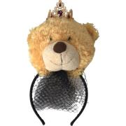 Haar accesoires D&amp;G Bear Hoofdband met Kroon en Sluier