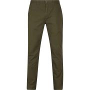 Broek Scotch &amp; Soda Chino Stuart Olijfgroen