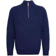 Sweater Barbour Talder Zip Vest Wol Donkerblauw