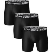 Boxers Björn Borg Performance Boxers 3-Pack Zwart