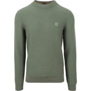 Sweater BOSS Trui Anion Groen