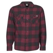 Overhemd Lange Mouw Dickies NEW SACRAMENTO SHIRT MAROON