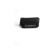 Handtas Tommy Hilfiger Polyurethaan handtas met strak design