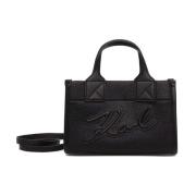 Tas Karl Lagerfeld SKUARE SM TOTE GRAINY