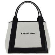 Handtas Balenciaga Katoenen handtas met lederen handvatten en monogram