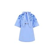 Overhemd Gucci Poplin Overhemd met bloemenprint 660785