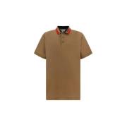 T-shirt Burberry Edney poloshirt met monogramdetail en klassieke kraag