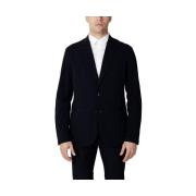 Kostuum EAX Slim Fit blazer met twee knopen