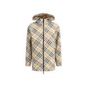 Mantel Burberry Geruite jas met capuchon 8045432