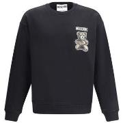 Sweater Moschino Teddybeer katoenen sweatshirt met geribbelde hals en ...