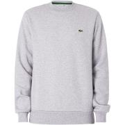 Sweater Lacoste Sweatshirt van biologisch geborsteld katoen