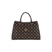 Handtas Guess KUBA TRI COMPARTMENT SATCHEL