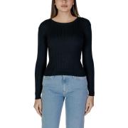 Trui Vila Vimullie L/S O-Neck Rib Knit Top/Pb 14103412