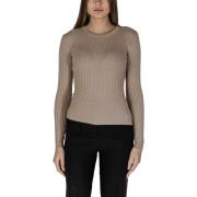 Trui Vila Vimullie L/S O-Neck Rib Knit Top/Pb 14103412