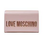 Tas Love Moschino Bedrukte polyurethaan zak met ritssluiting