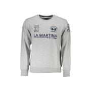 Sweater La Martina Polo Crew Sweatshirt Grijs