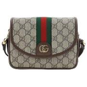 Handtas Gucci GG Marmont 20 BeigeBruine Crossbody