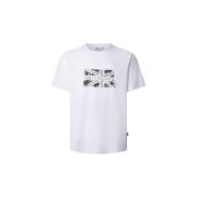 T-shirt Korte Mouw Pepe jeans PM509720 FLAG BW