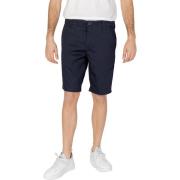 Korte Broek EAX Stretch Chino Shorts voor heren marineblauw