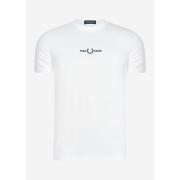 T-shirt Fred Perry Embroidered t-shirt