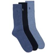 High socks Polo Ralph Lauren CREW W/PP CREW 3 PACK