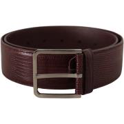 Riem D&amp;G Heren Leren Riem Bourgondie Stijl