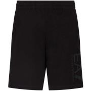 Korte Broek Ea7 Emporio Armani Visibility Bermuda Shorts Black