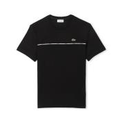 T-shirt Lacoste Trim Cotton Jersey T-Shirt TH9842 - Black