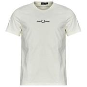 T-shirt Korte Mouw Fred Perry EMBROIDERED T-SHIRT