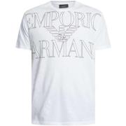 Pyjama's / nachthemden Emporio Armani Lounge Groot Logo Grafisch T-shi...