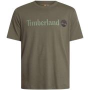 T-shirt Korte Mouw Timberland Lineair logo-T-shirt